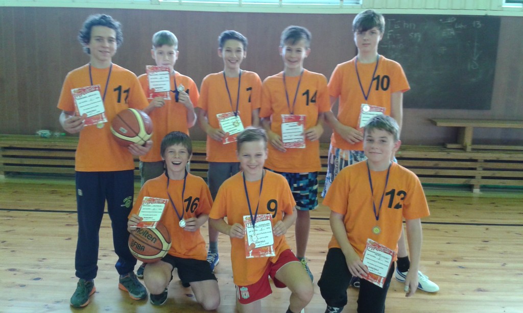 Mūsu basketbolistiem- 2.vieta!