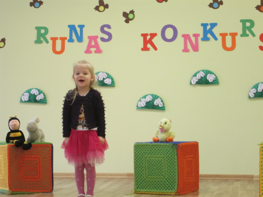 Runas konkurss pirmsskolā