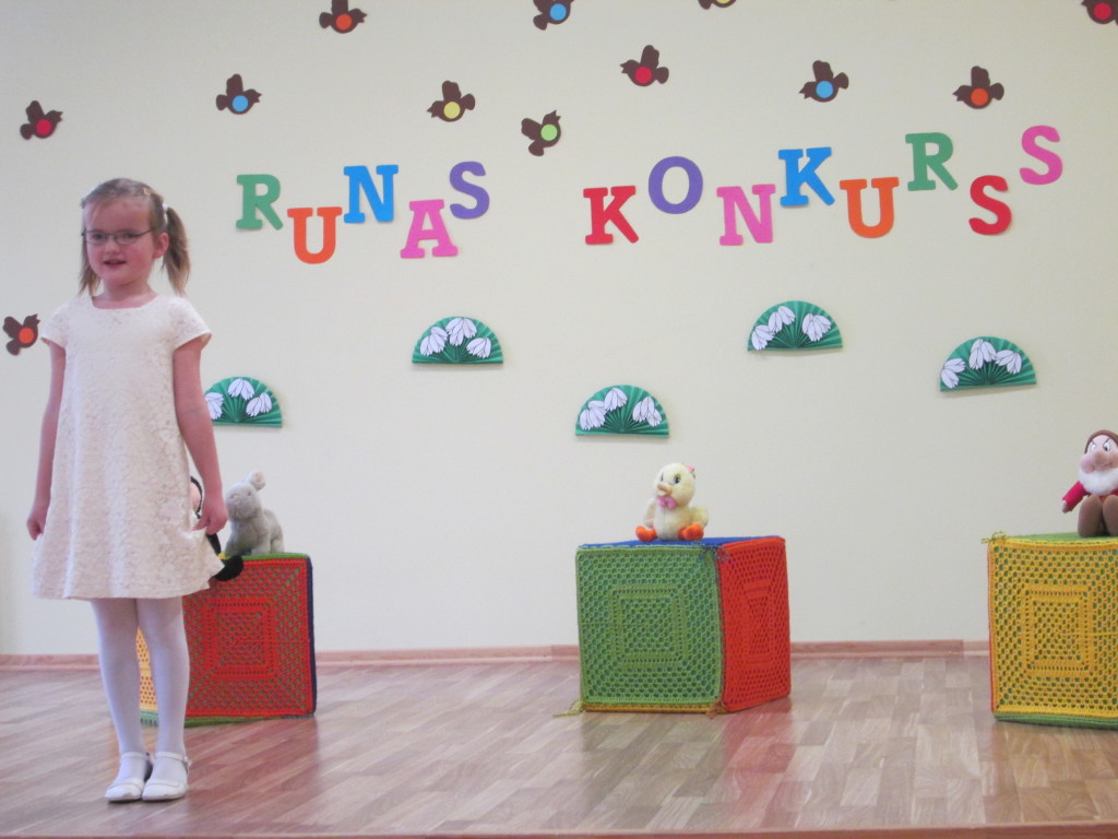 Runas konkurss pirmsskolā