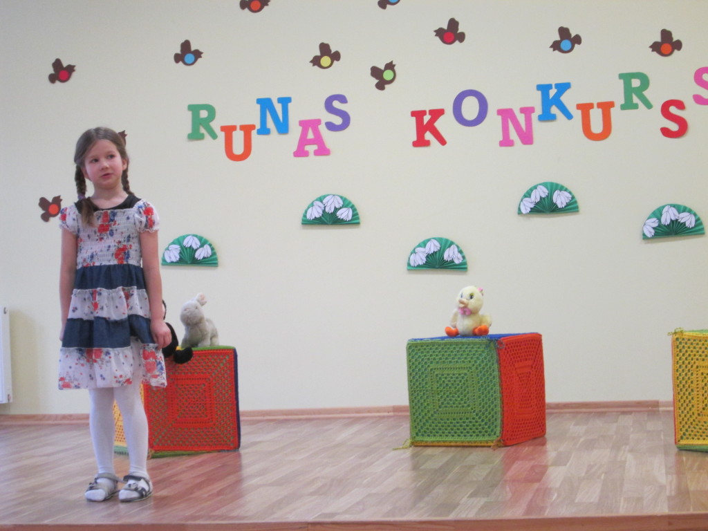 Runas konkurss pirmsskolā