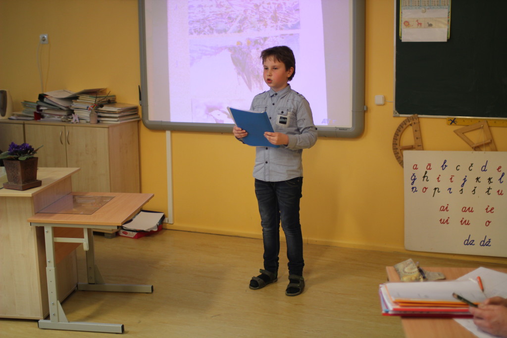 Staļģenes vidusskolas 2.-4.klašu projektu darbu skate.