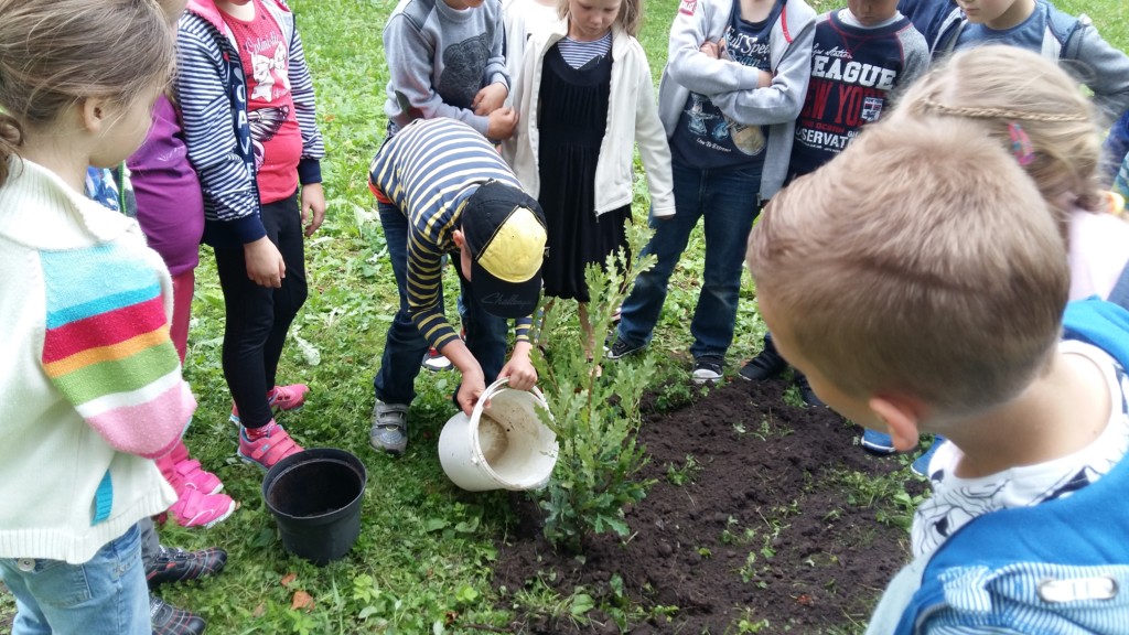 Absolventu dāvana skolai.