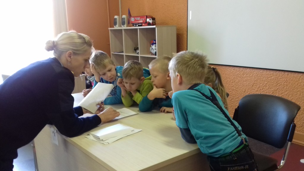 Ekskursija uz policiju.