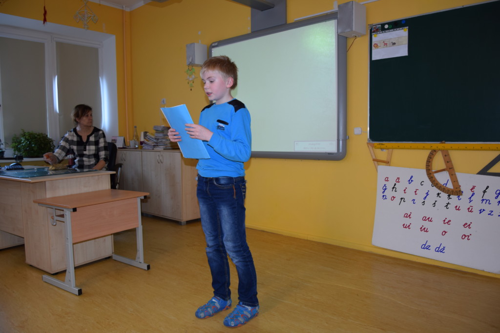 Staļģenes vidusskolas 2.-4.klašu projektu darbu skate.
