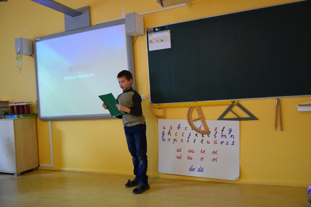Staļģenes vidusskolas 2.-4.klašu projektu darbu skate.